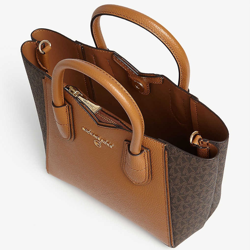 102-3 Michael-Kors-Shopper-Mae-Logo Braun