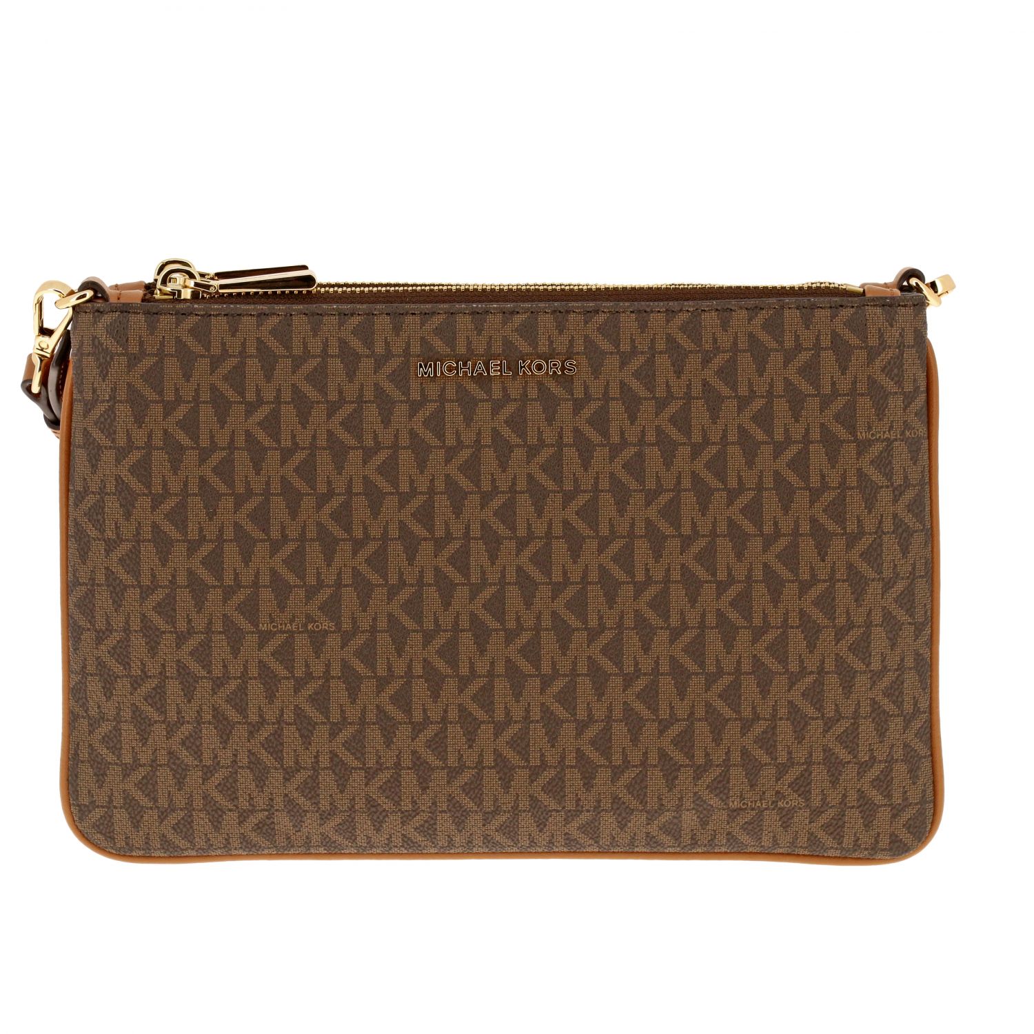 130-1 Michael-Kors-Jet Set Logo Braun