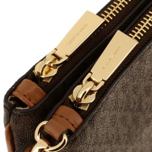 Michael-Kors-Jet Set Logo Braun