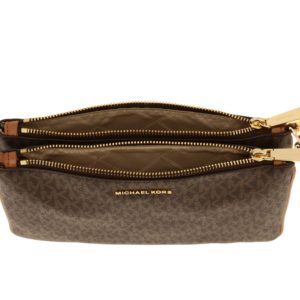 Michael-Kors-Jet Set Logo Braun