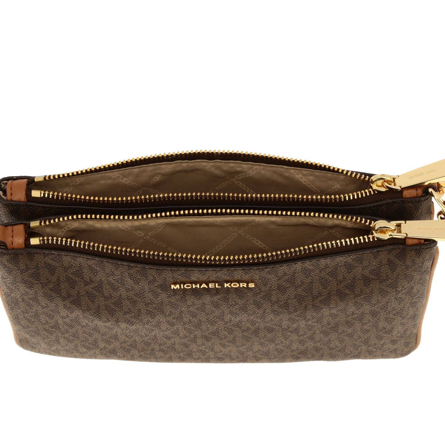 130-4 Michael-Kors-Jet Set Logo Braun