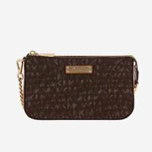 Michael-Kors-Jet Set Logo Braun