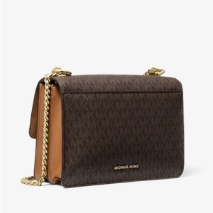 Michael Kors Handtasche – Modell: Jade large Farbe: Logo Brown Acorn