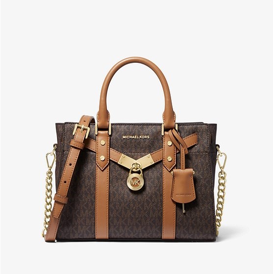 51-1 Michael-Kors-NOUVEAU HAMILTON - Logo Braun