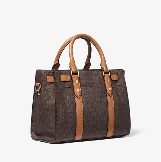 51-2 Michael-Kors-NOUVEAU HAMILTON - Logo Braun