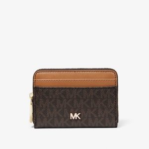 Michael Kors Brieftasche Money Pieces Logo Braun