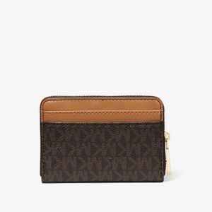 Michael Kors Brieftasche Money Pieces Logo Braun