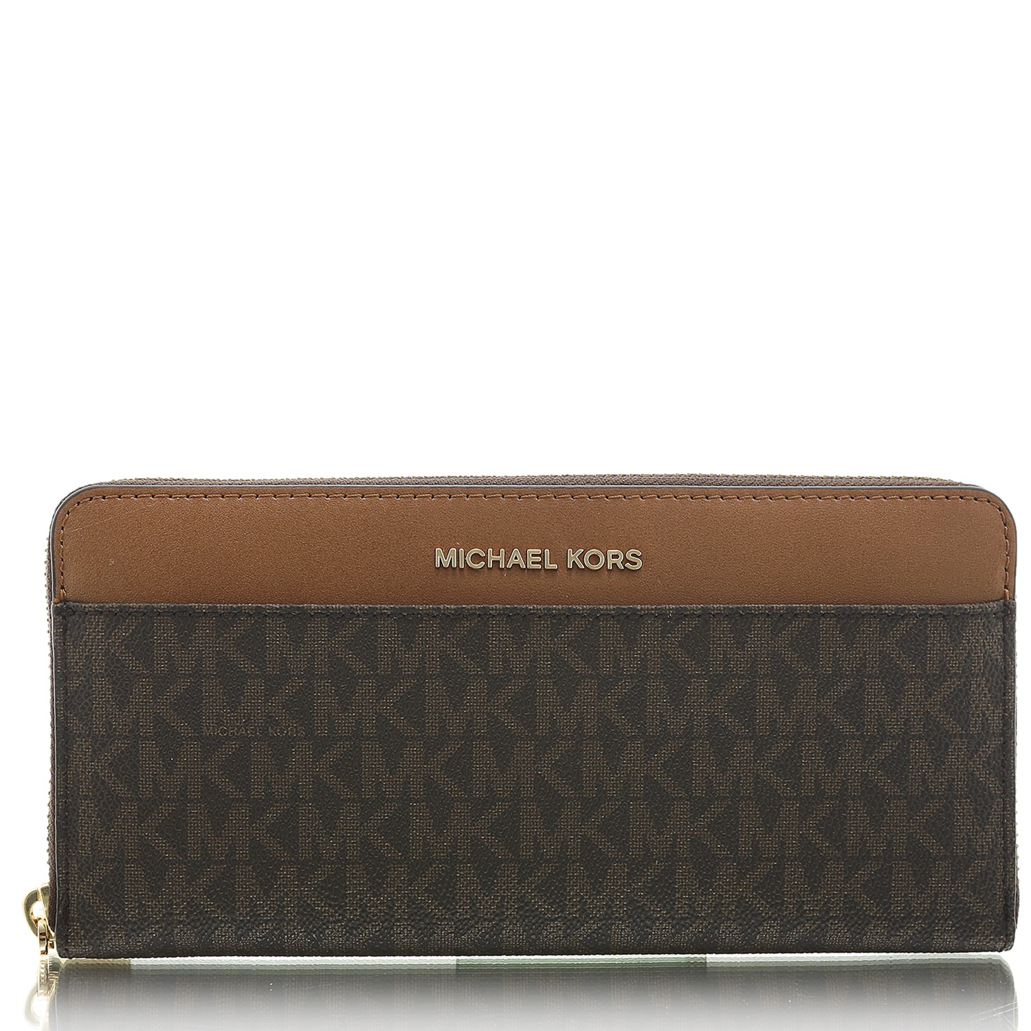 534-1 Michael Kors Brieftasche Jet Set Logo Braun