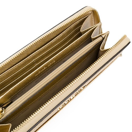 535-3 Michael Kors Brieftasche Jet Set Gold
