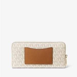Michael Kors Brieftasche Jet Set Logo Vanilla