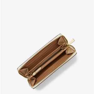 Michael Kors Brieftasche Jet Set Logo Vanilla