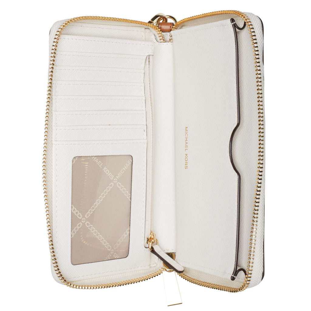 Jet Set Brieftasche – Logo Vanilla – Detail 2