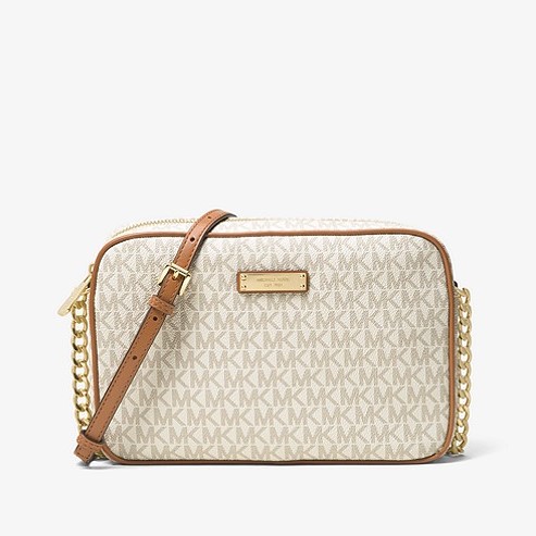 62-1 Michael-Kors-Jet-Set-Crossbody-Vanilla-Logo
