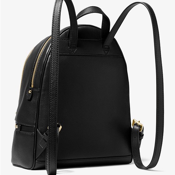 70-2 ZIP schwarz hinten Michael-Kors-Reha-Zip-Rucksack-Schwarz