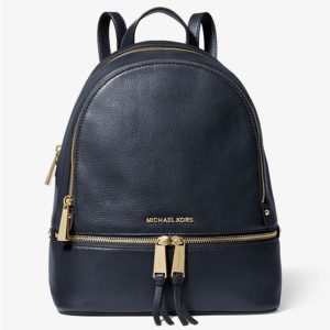 Michael-Kors-Reha-Zip-Rucksack-Dunkelblau