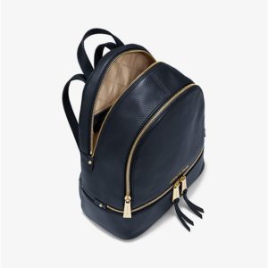 Michael-Kors-Reha-Zip-Rucksack-Dunkelblau