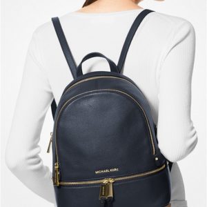 Michael-Kors-Reha-Zip-Rucksack-Dunkelblau