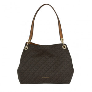 Michael-Kors-Raven-Logo-Braun