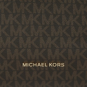 Michael-Kors-Raven-Logo-Braun