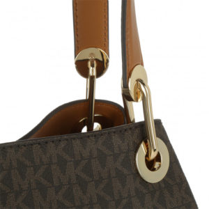 Michael-Kors-Raven-Logo-Braun