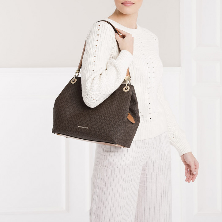 Michael-Kors-Raven-Logo-Braun-7 Michael-Kors-Raven-Logo-Braun