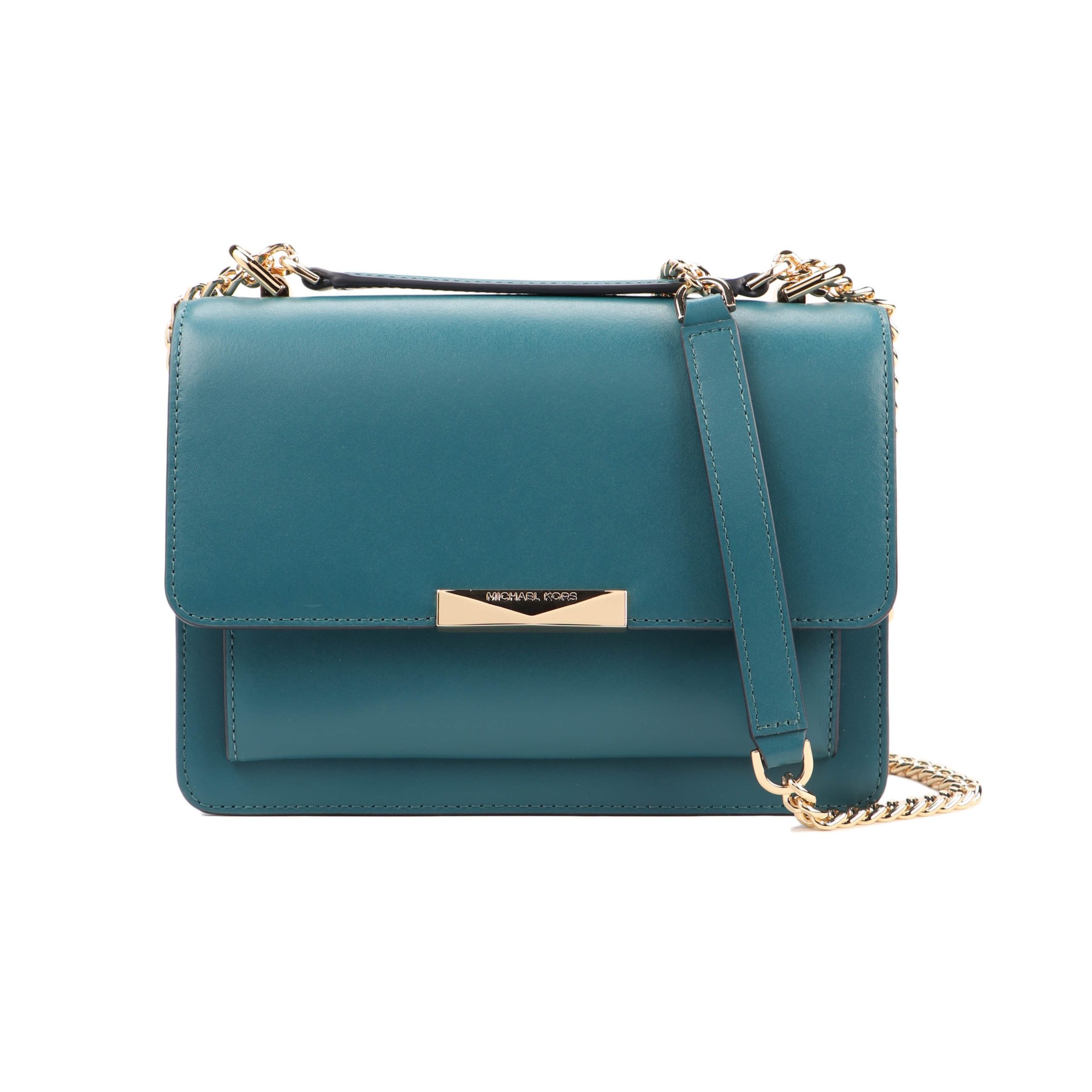 jade-small-dark-cyan Michael Kors Handtasche – Modell: Jade small Farbe: Dark Cyan
